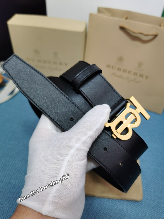 Burberry男士皮帶 巴寶莉經典腰帶  jjp1301